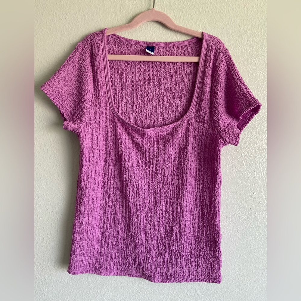 Women's Pink Knit Top